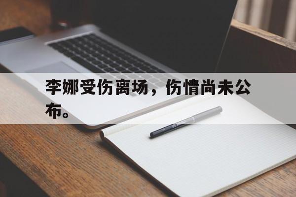 开元棋牌入口-李娜受伤离场，伤情尚未公布。
